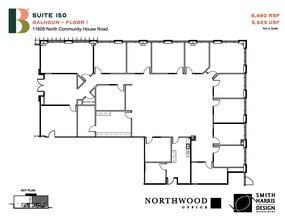 11605 N Community House Rd, Charlotte, NC à louer Plan d  tage- Image 1 de 2