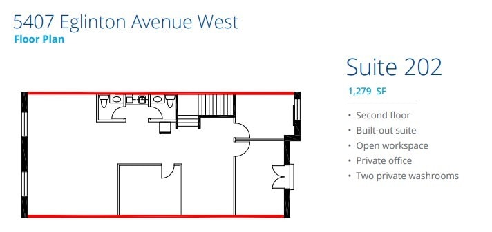 5397 Eglinton Ave W, Toronto, ON for lease Floor Plan- Image 1 of 1