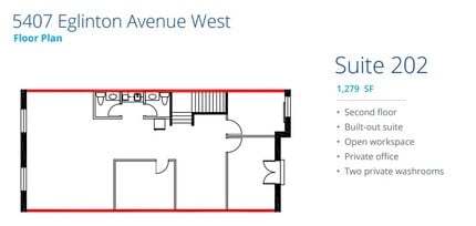 5397 Eglinton Ave W, Toronto, ON for lease Floor Plan- Image 1 of 1