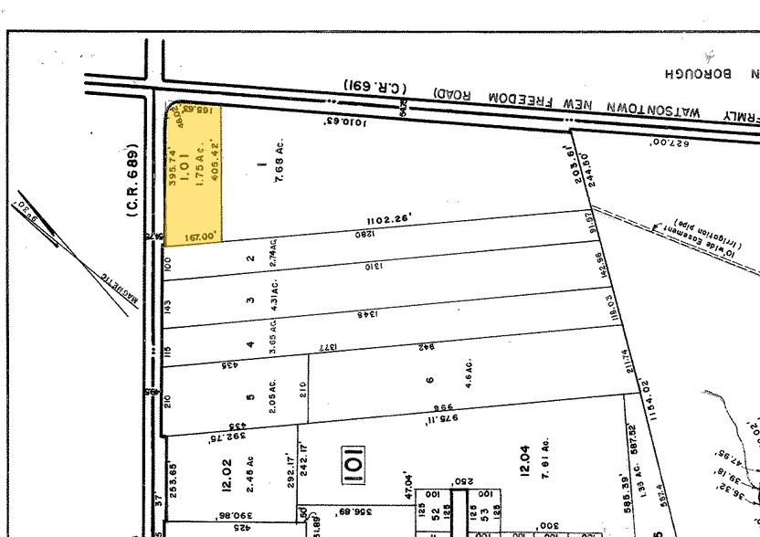 100 Cross Keys Rd, Berlin, NJ à louer - Plan cadastral - Image 2 de 2