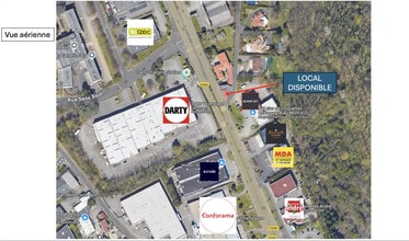 Limonest - Aérien  Vue de la carte