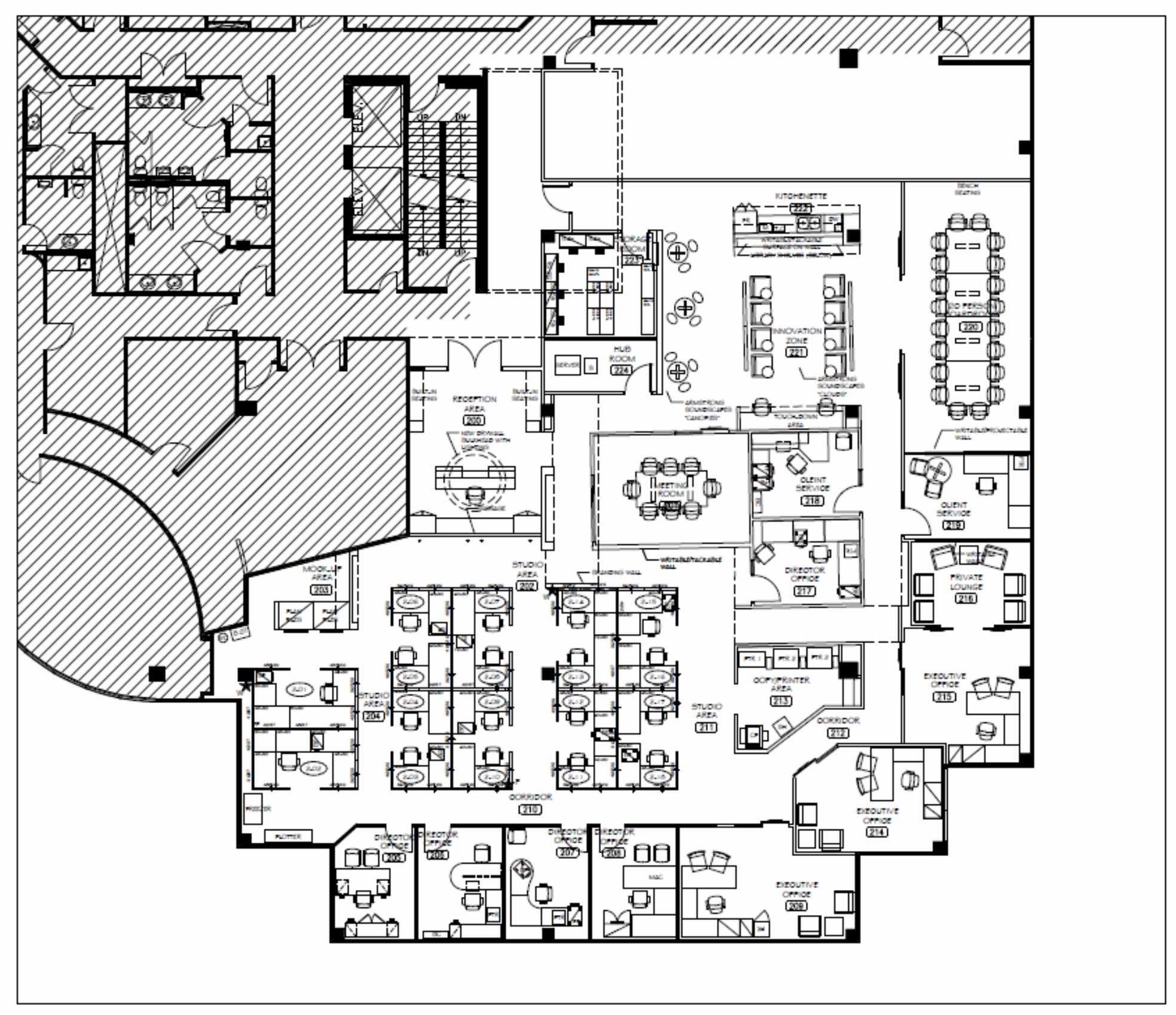 1599 Hurontario St, Mississauga, ON for lease Floor Plan- Image 1 of 1