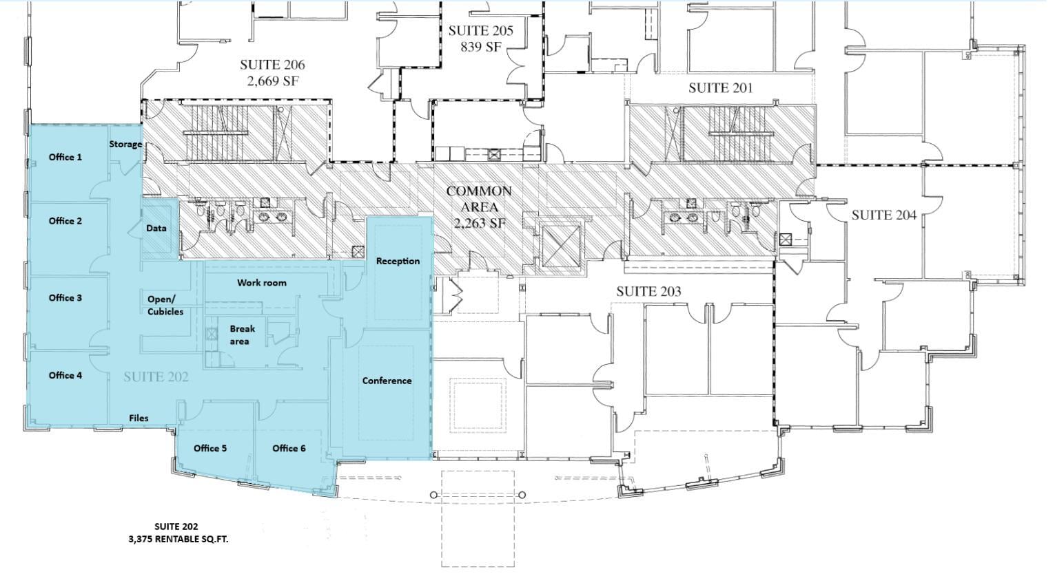 1508 Military Cutoff Rd, Wilmington, NC 28403 - Unit 202 - - Floor Plan - Image 1 of 5