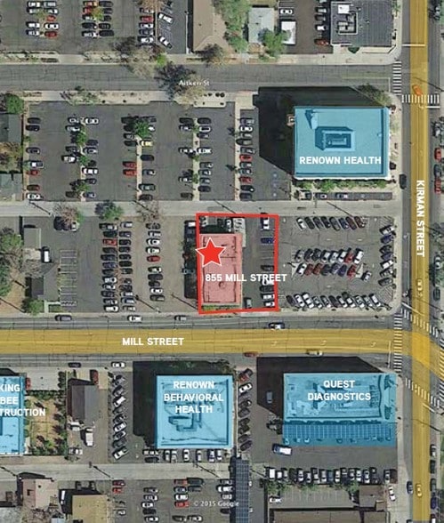 855 Mill St, Reno, NV for sale - Aerial - Image 2 of 3