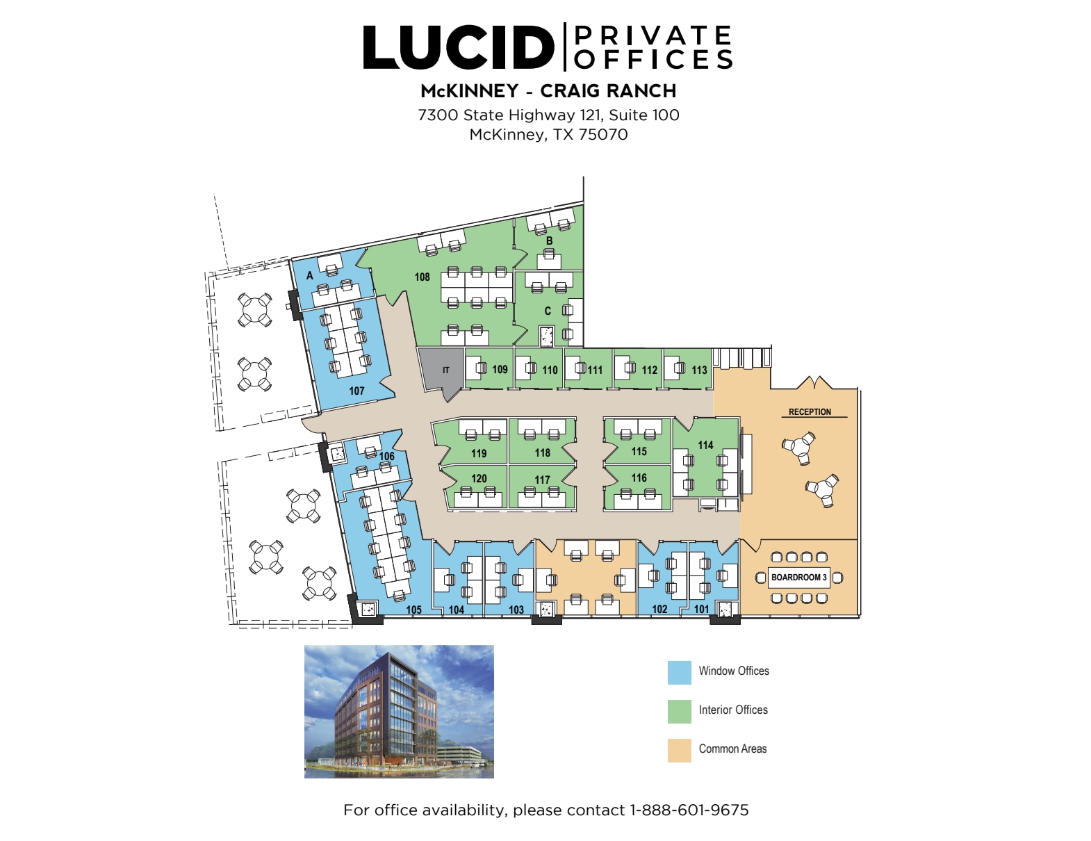 7300 SH 121 SB, McKinney, TX for lease Floor Plan- Image 1 of 2