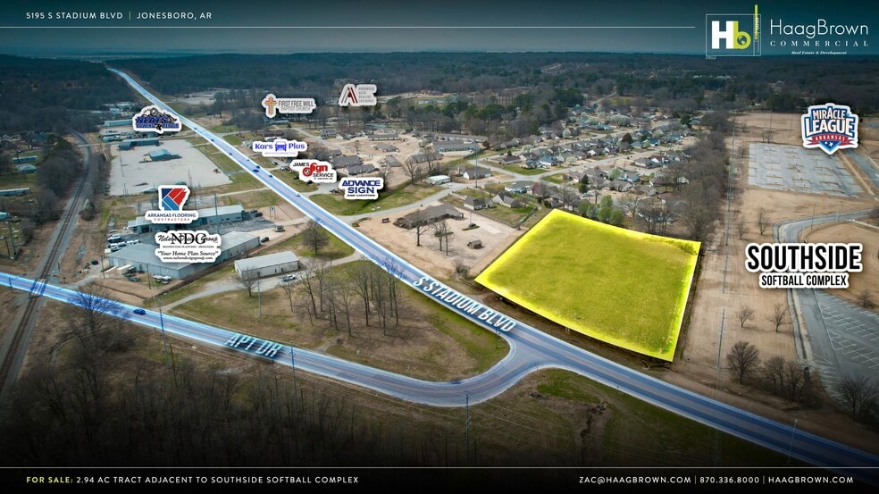 5195 Stadium Blvd, Jonesboro, AR for sale - Aerial - Image 3 of 6