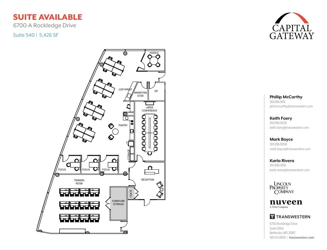 6700 Rockledge Dr, Bethesda, MD for lease Floor Plan- Image 1 of 1