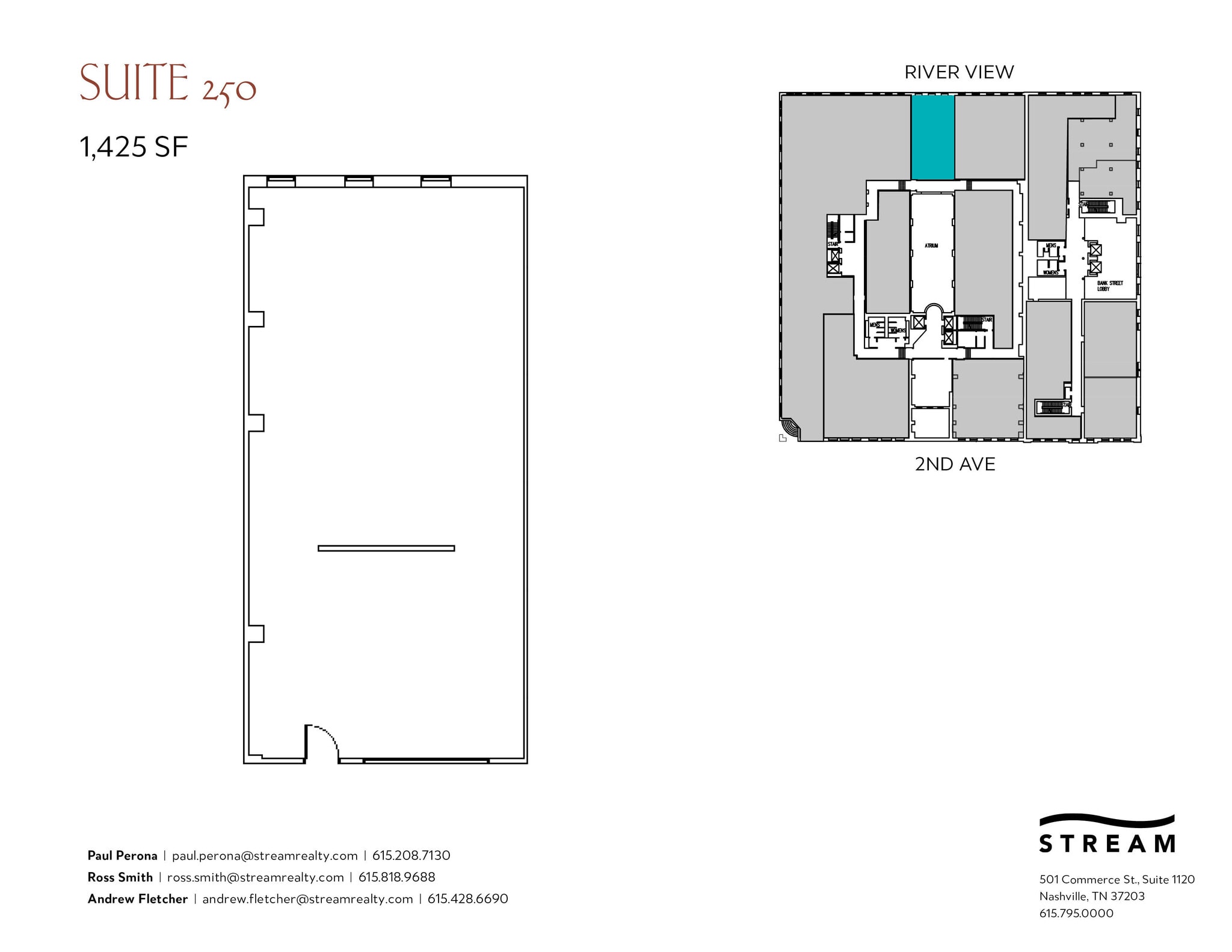 214 2nd Ave N, Nashville, TN for lease Floor Plan- Image 1 of 1