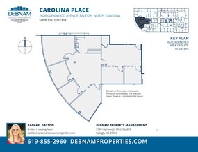 2626 Glenwood Ave, Raleigh, NC à louer Plan d  tage- Image 1 de 1