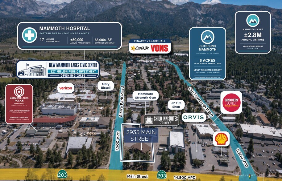 2935 Main St, Mammoth Lakes, CA for sale - Building Photo - Image 2 of 2