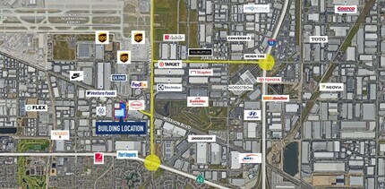 1950 Sterling Ave, Ontario, CA - AÉRIEN Vue de la carte