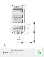2 Bloor St E, Toronto, ON à louer Plan d’étage- Image 1 de 1
