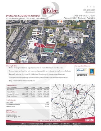 Plus de détails pour 10261 Reading Rd, Cincinnati, OH - Terrain à louer
