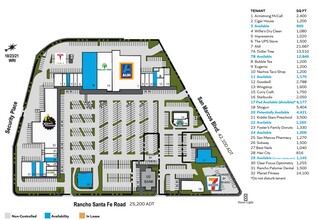 621-701 S Rancho Santa Fe Rd, San Marcos, CA à louer Plan d’étage- Image 1 de 1