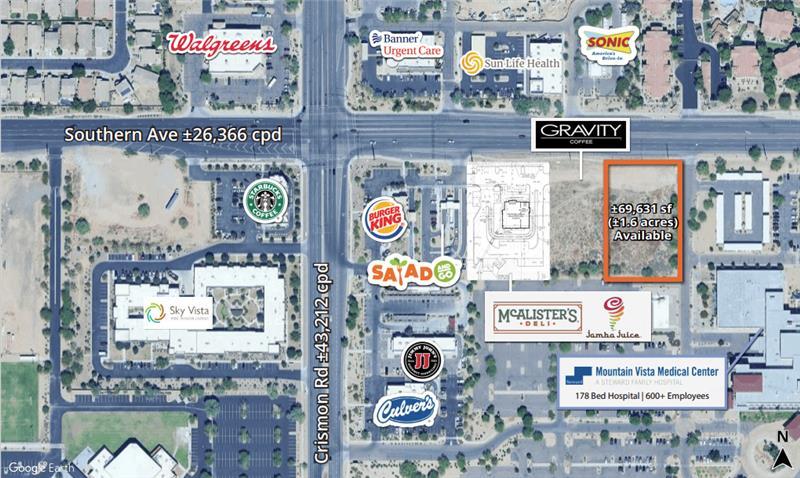 SEC Crismon Rd & Southern Ave, Mesa, AZ à vendre Photo du bâtiment- Image 1 de 3