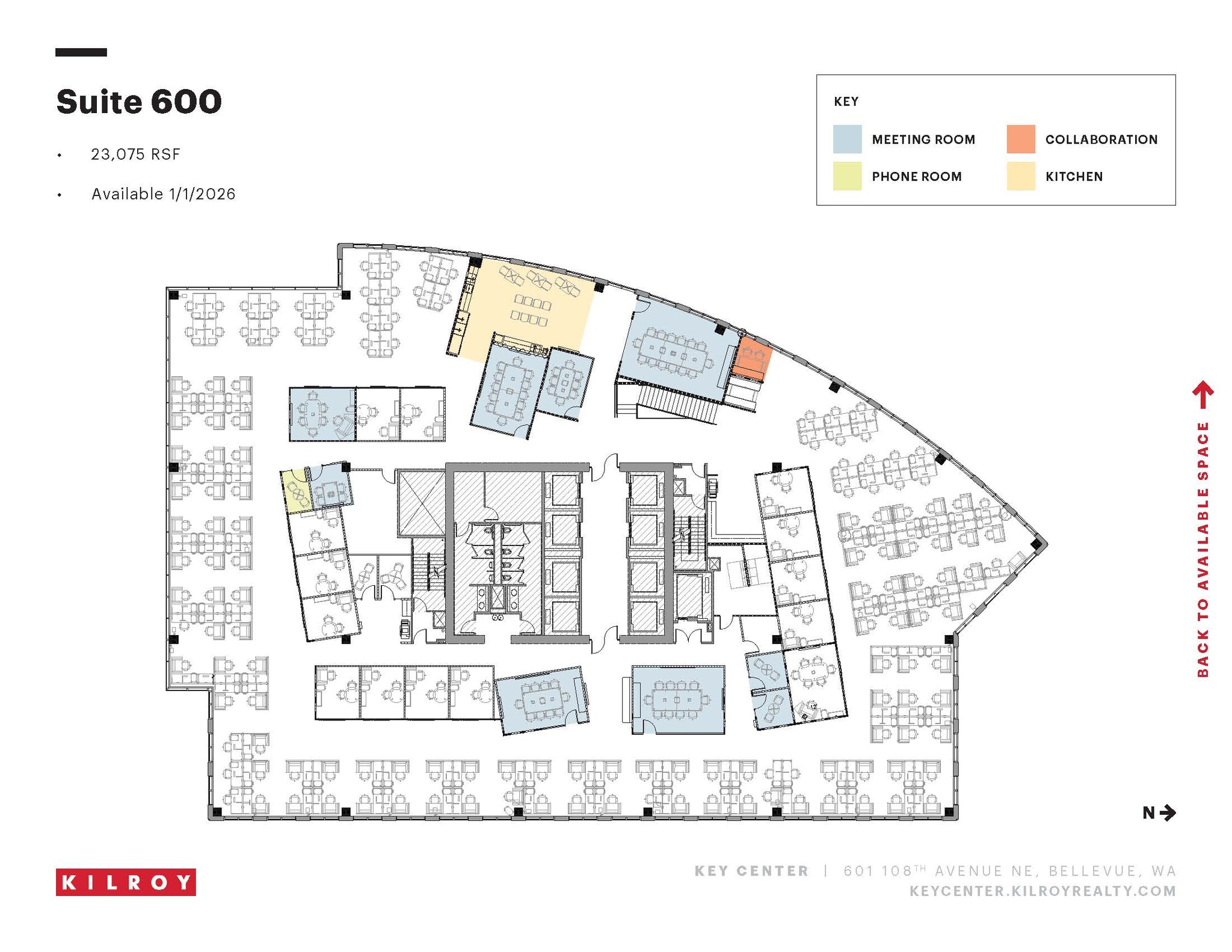 601 108th Ave NE, Bellevue, WA for lease Floor Plan- Image 1 of 1