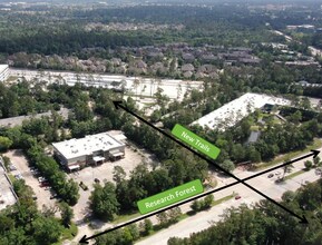 10655 Six Pines Dr, The Woodlands, TX - AERIAL  map view