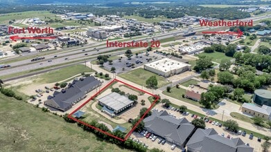 132 El Chico Trl, Willow Park, TX - AERIAL  map view - Image1