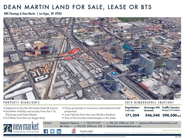 4091-4092 Dean Martin Dr, Las Vegas, NV à vendre - Photo du bâtiment - Image 2 de 3