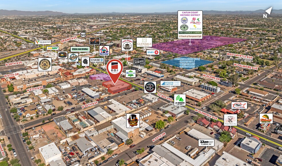 5601-5609 W Glendale Ave, Glendale, AZ à vendre - Photo du bâtiment - Image 2 de 3