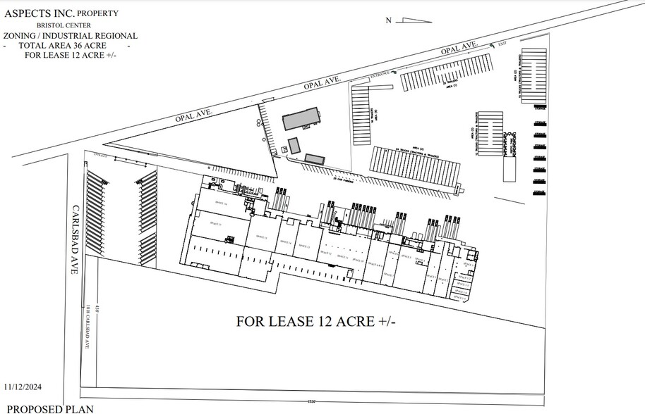 1818 Carlsbad Ave, Mentone, CA for lease - Site Plan - Image 3 of 3