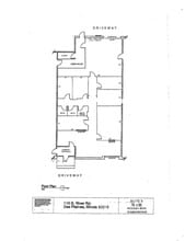 110 S River Rd, Des Plaines, IL à louer Plan d’étage- Image 1 de 1