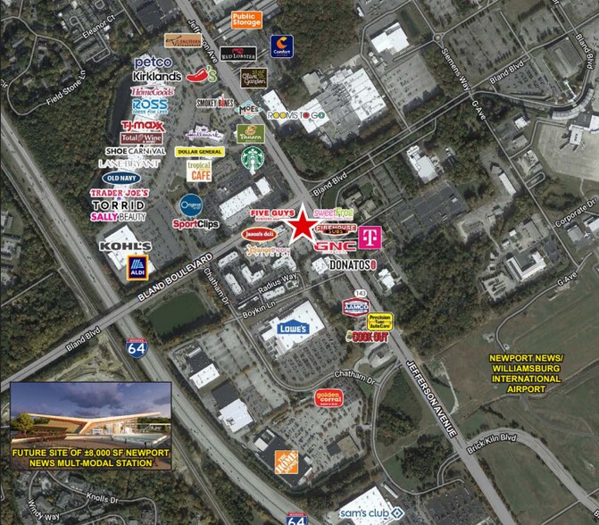 12515 Jefferson Ave, Newport News, VA à louer - Photo du bâtiment - Image 2 de 2