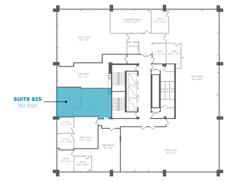 5755 Granger Rd, Independence, OH à louer Plan d’étage- Image 1 de 1