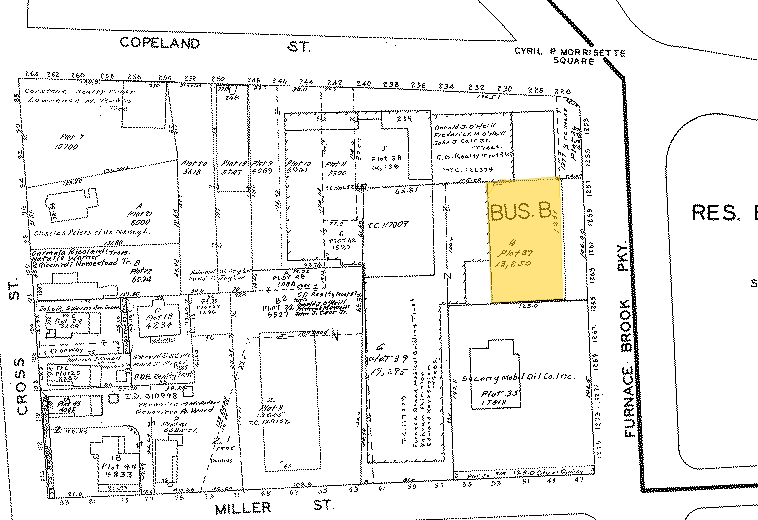 1261 Furnace Brook Pky, Quincy, MA for lease - Plat Map - Image 1 of 13