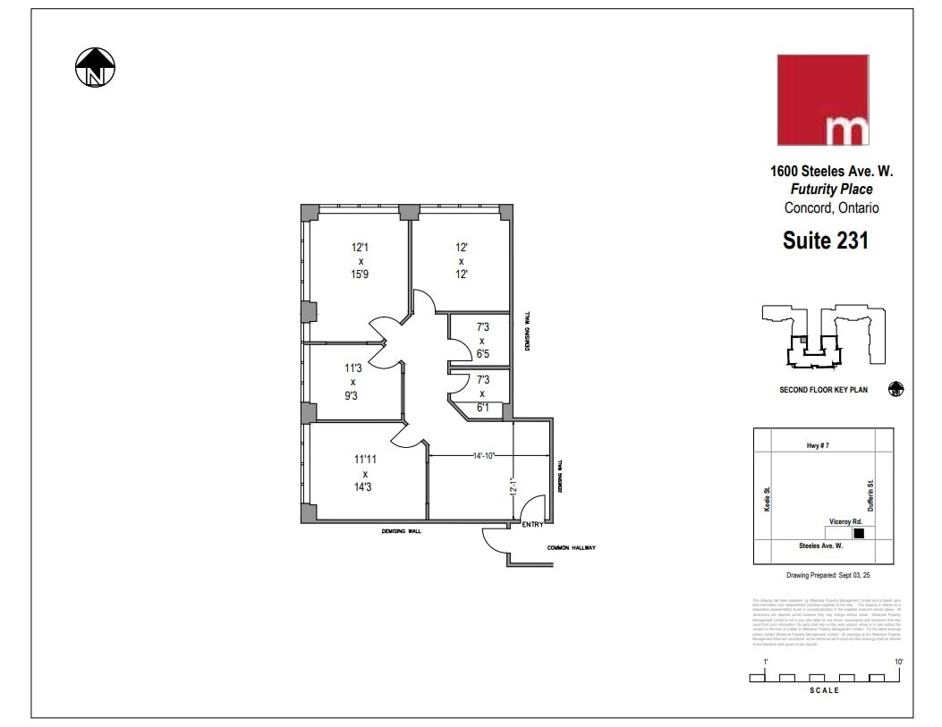 1600 Steeles Ave W, Vaughan, ON for lease Floor Plan- Image 1 of 1
