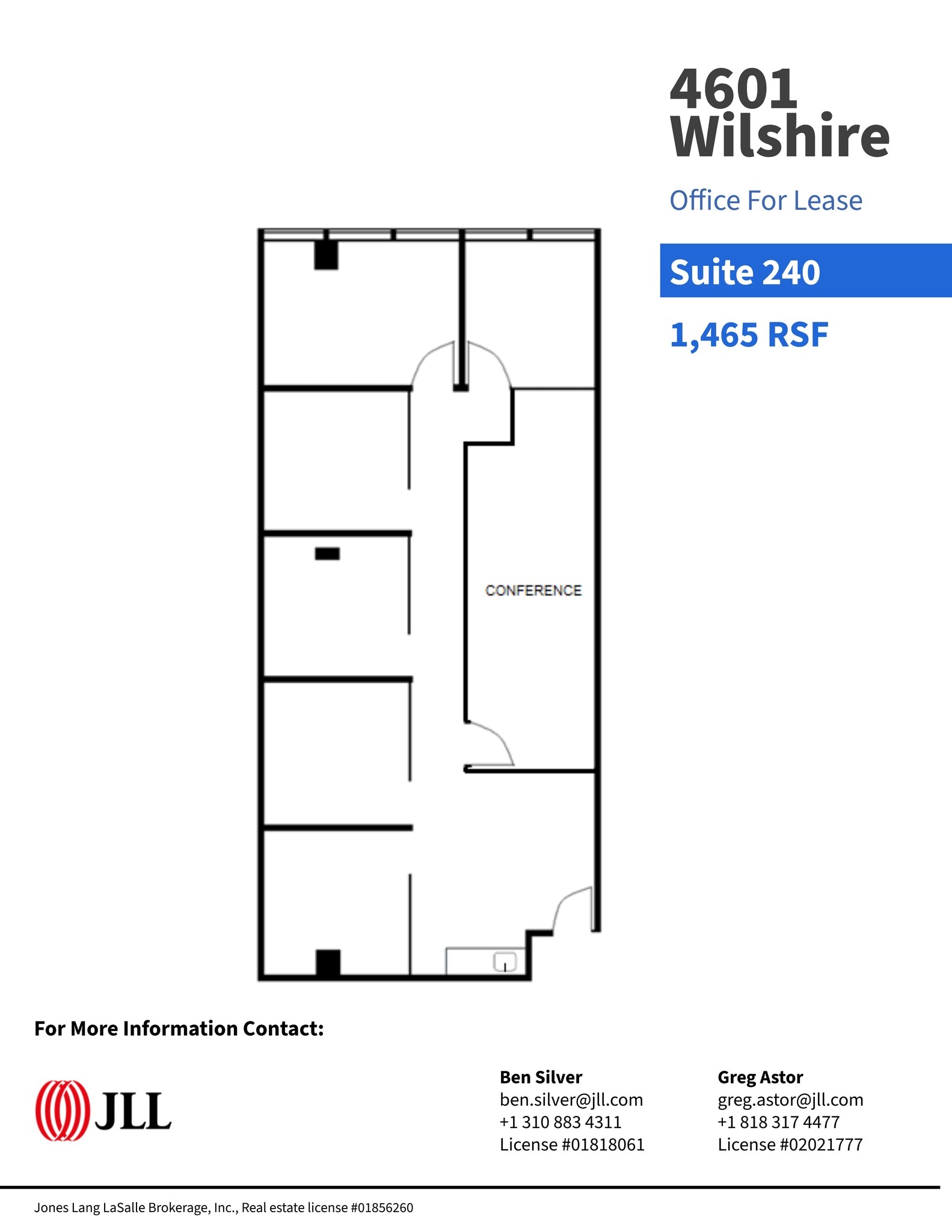 4601 Wilshire Blvd, Los Angeles, CA for lease Site Plan- Image 1 of 1