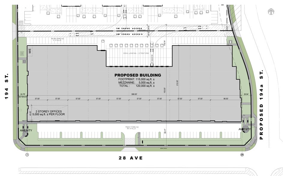 19459 28 Av, Surrey, BC à vendre - Plan de site - Image 2 de 2