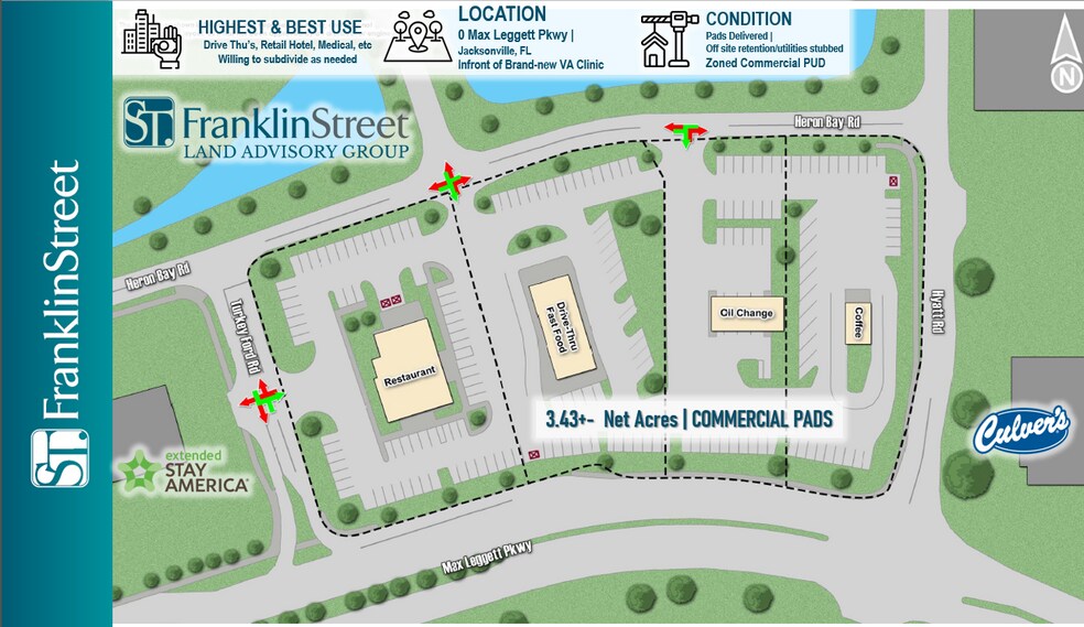 0 Max Leggett Parkway, Jacksonville, FL à vendre - Photo principale - Image 1 de 20
