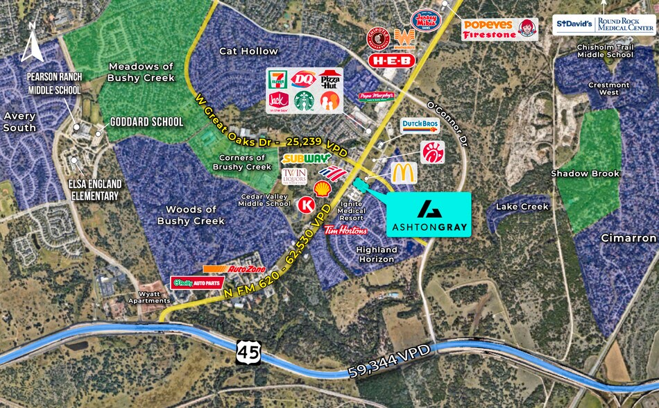 16225 Ranch Rd 620 N, Austin, TX à louer - Aérien - Image 2 de 2