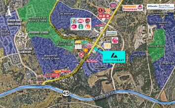 16225 Ranch Rd 620 N, Austin, TX - Aérien  Vue de la carte