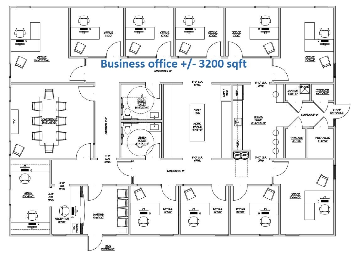 634 Fairview Rd, Simpsonville, SC for lease Floor Plan- Image 1 of 4