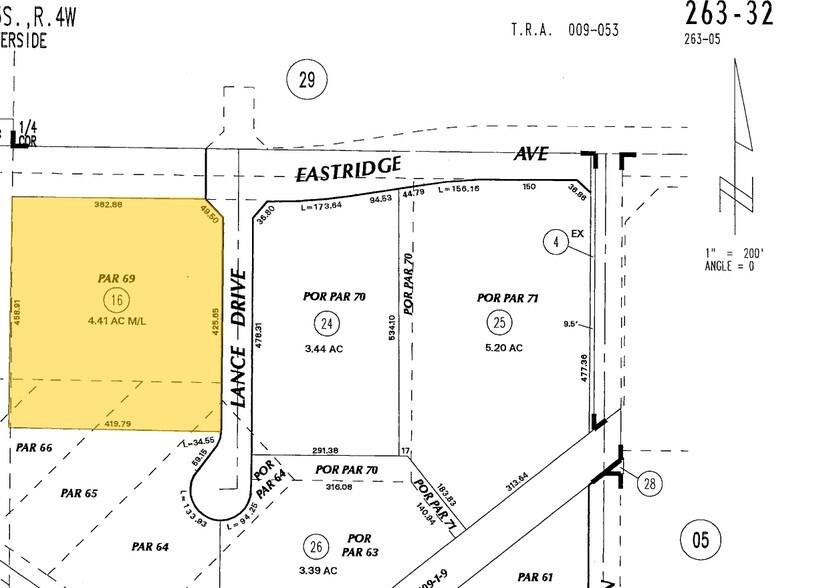1561 Eastridge Ave, Riverside, CA à louer - Plan cadastral - Image 1 de 3