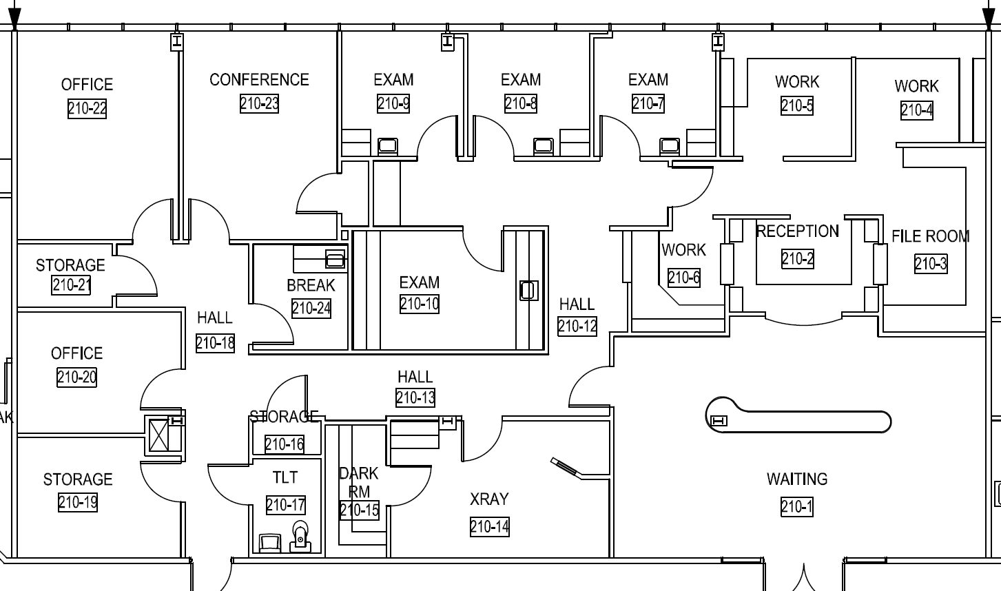 2500 Fondren Rd, Houston, TX à louer Plan d’étage- Image 1 de 1