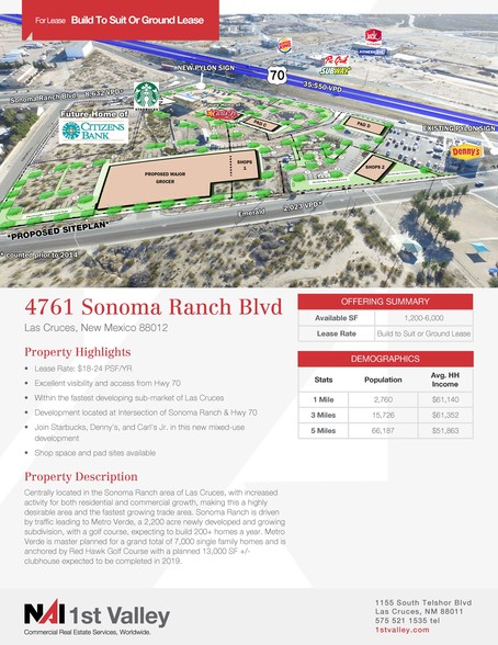 4761 Sonoma Ranch Blvd, Las Cruces, NM for lease - Building Photo - Image 2 of 4