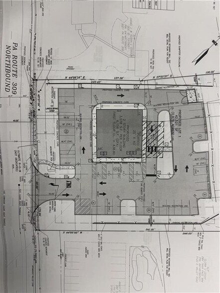 5039-5055 Route 309, Center Valley, PA à vendre - Plan de site - Image 2 de 2