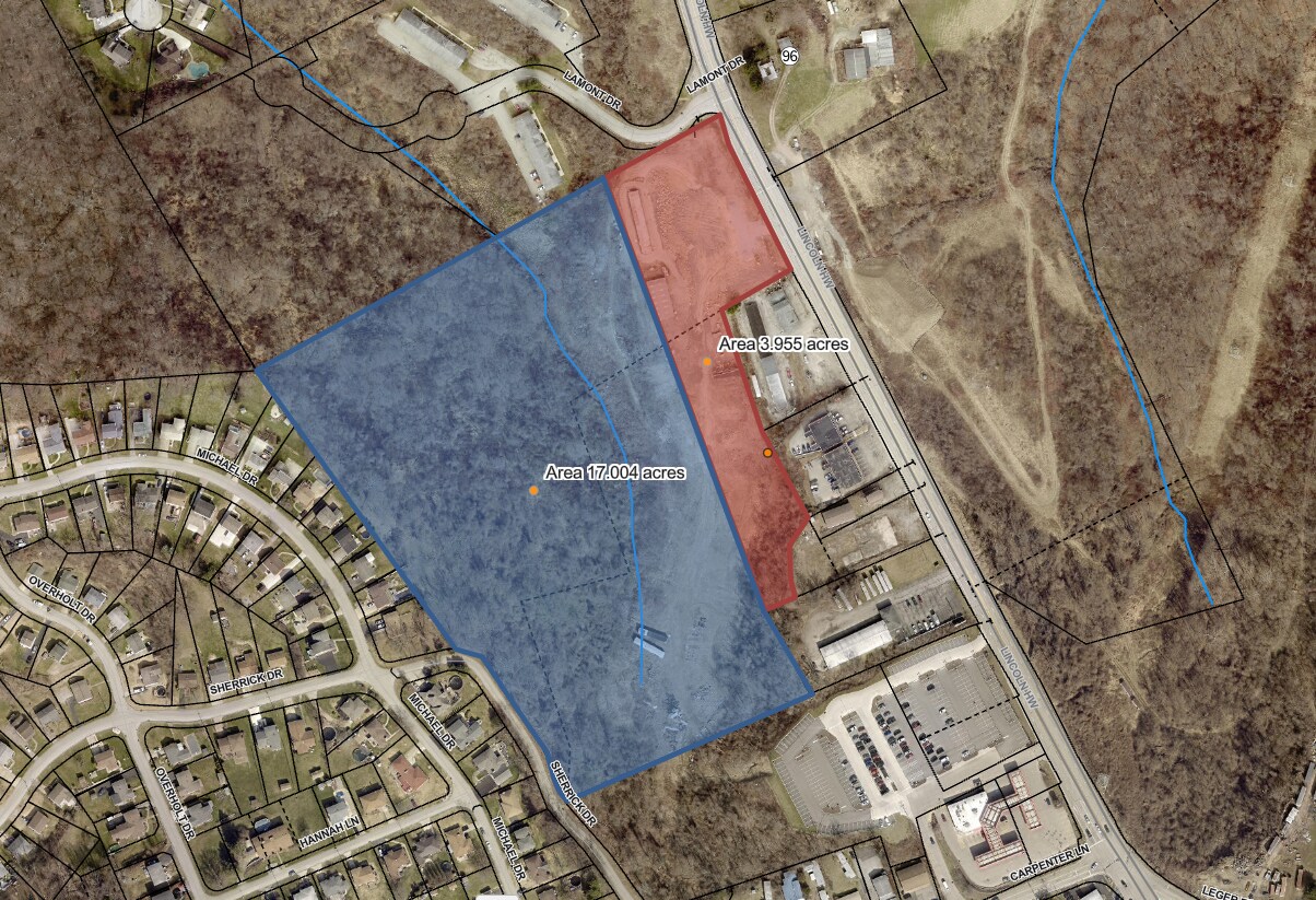 14140 Us-30, Irwin, PA à vendre Aérien- Image 1 de 7