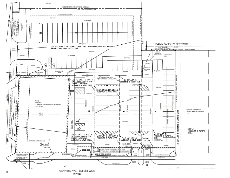 4600 Woodward Ave, Detroit, MI for lease Site Plan- Image 1 of 1