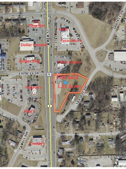 400 N Main St, Lansing, KS à vendre - Aérien - Image 2 de 2