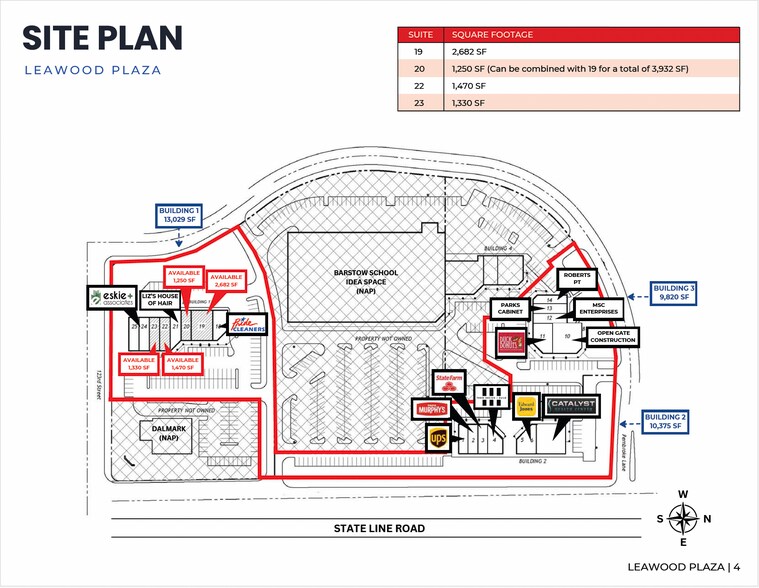 12100-12260 State Line Rd, Leawood, KS à louer - Photo du bâtiment - Image 2 de 10