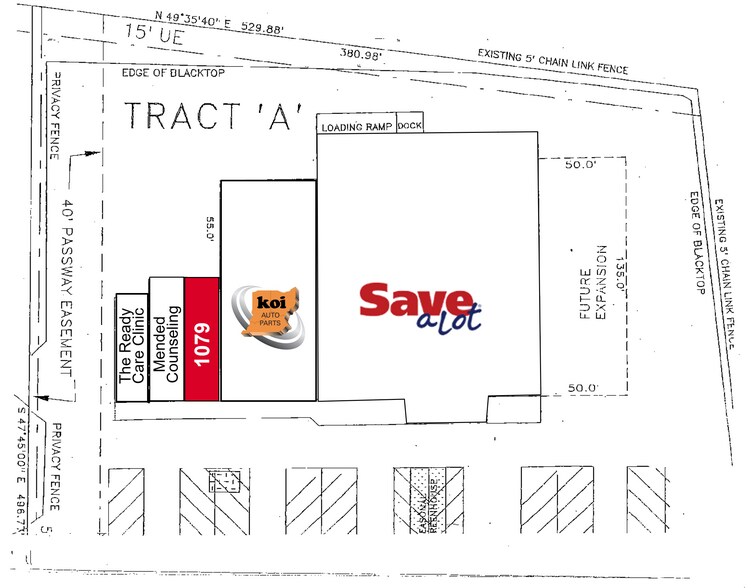 1075-1085 E Lexington Ave, Danville, KY for lease - Site Plan - Image 2 of 2
