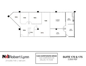 1400 Corporate Dr, Irving, TX for lease Floor Plan- Image 2 of 2
