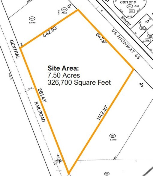 850 U.S. 45, Vernon Hills, IL à vendre - Plan de site - Image 2 de 2