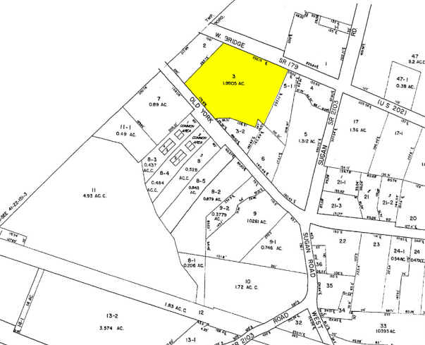 385 W Bridge St, New Hope, PA à vendre Plan cadastral- Image 1 de 1