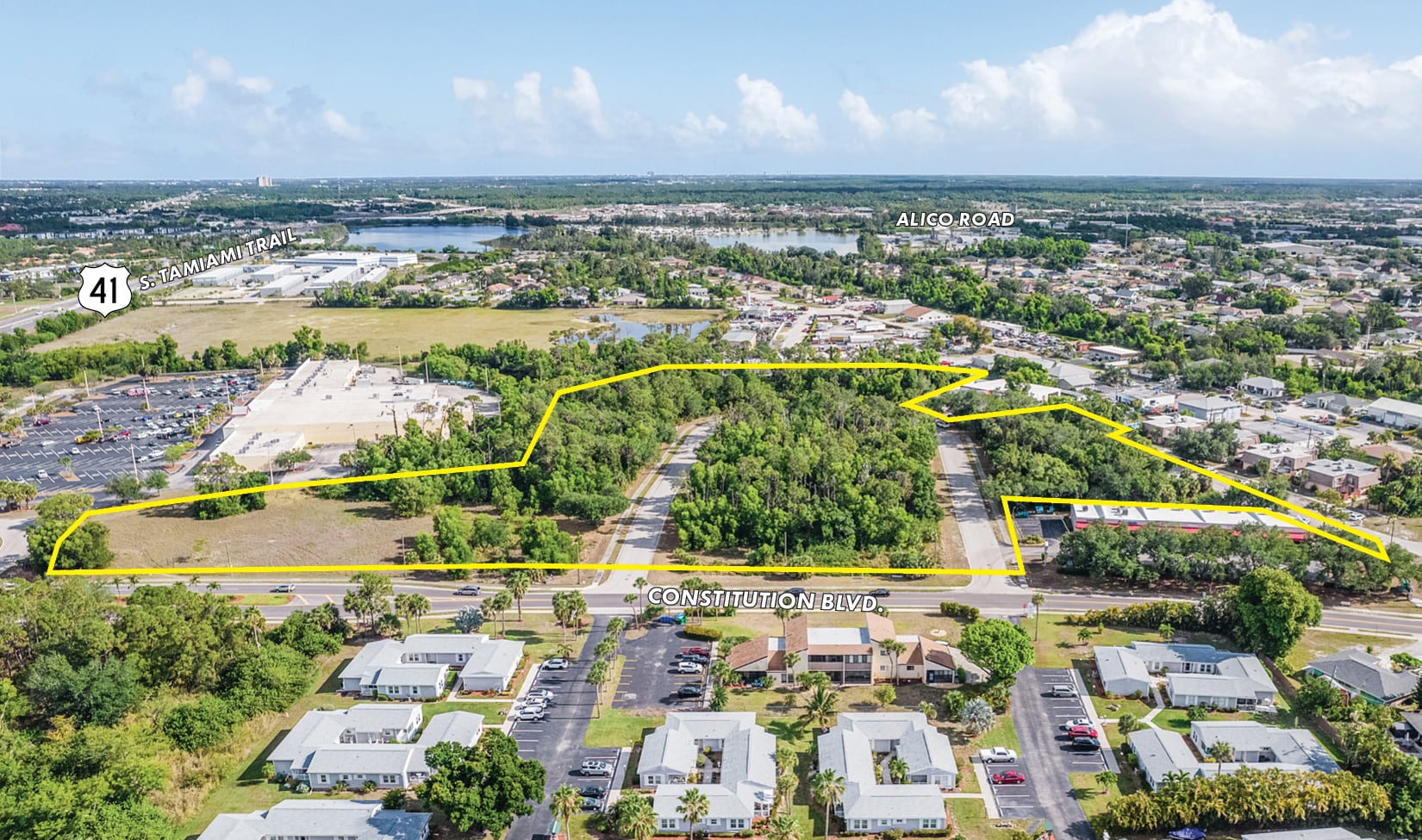 7011 Constitution Blvd, Fort Myers, FL for sale Aerial- Image 1 of 7