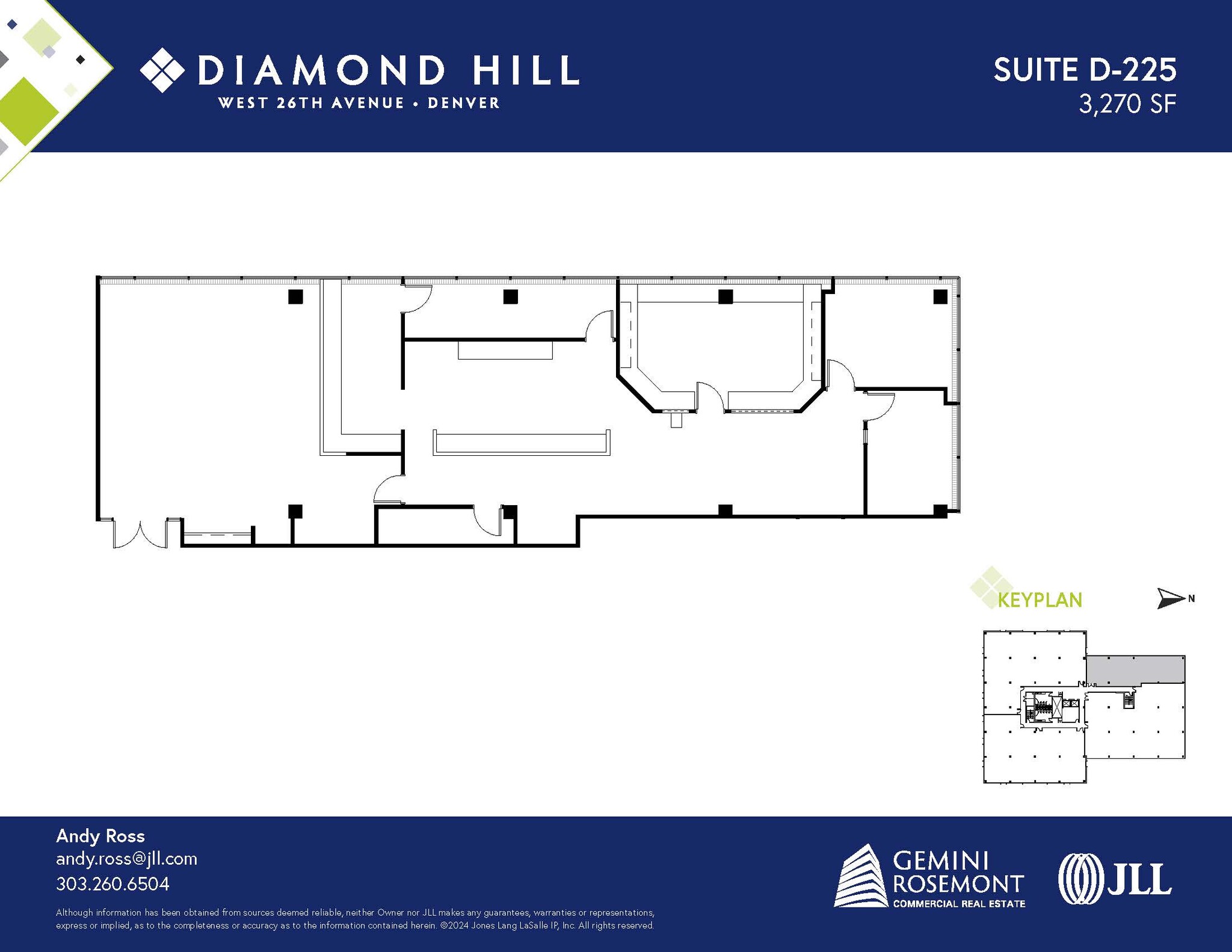 2490 W 26th Ave, Denver, CO à louer Plan d’étage- Image 1 de 2